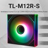 TR TL-M12R-S Case Fan 120mm with ARGB Light Effect 4