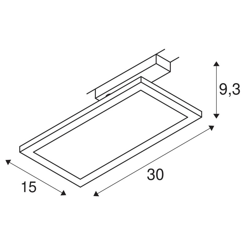 SLV 1 Phase System Light Panel Track / Spotlight, LED