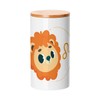 Fabulous Ceramic Pot with Lid Bamboo - Lion Astrology Sign