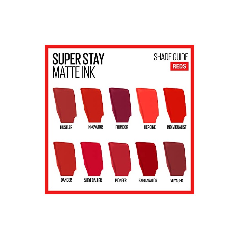 Labial Líquido Indeleble Maybelline Matte Ink Tono 65 Labial Líquido