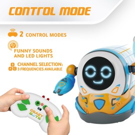 Xtrem Bots - Roll | Robot Toy | Toys Children 5 Years or Over | Remote Control & Programmable Robot | Toys for Children 5 Years or Over | Vector Robot