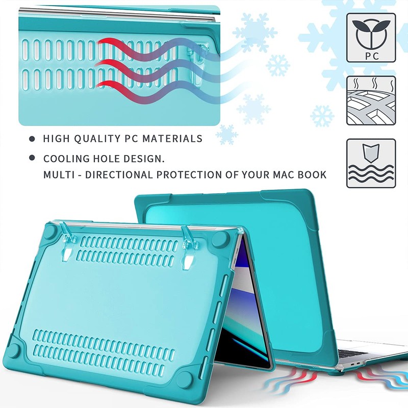 Mektron for MacBook Air 13 inch Case A1466 A1369 (2010-2017