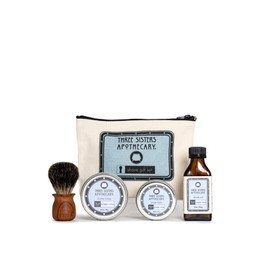 Three Sisters Apothecary Shave Essentials 4 Piece Gift Set (Juniper and Citrus)
