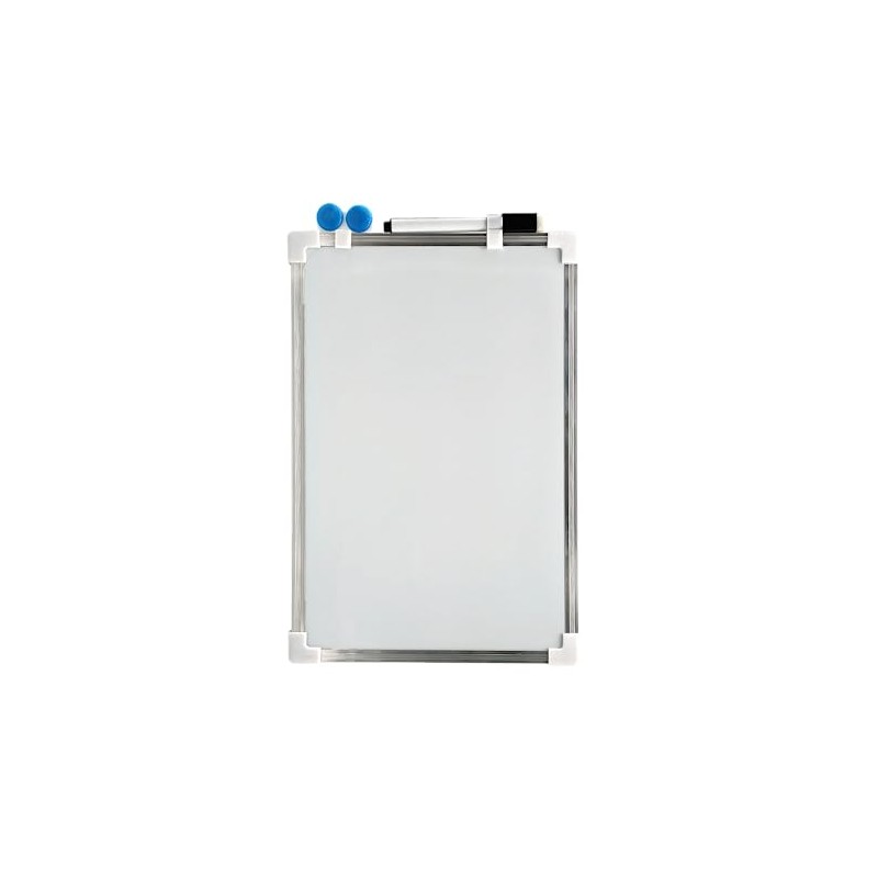 Magnetic Erasable Whiteboard with Black Marker Pen, Eraser and 2