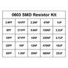 CEMYDEYO Pack of 500 0603 SMD Resistor Assortment 3.9pF-22uF Resistor