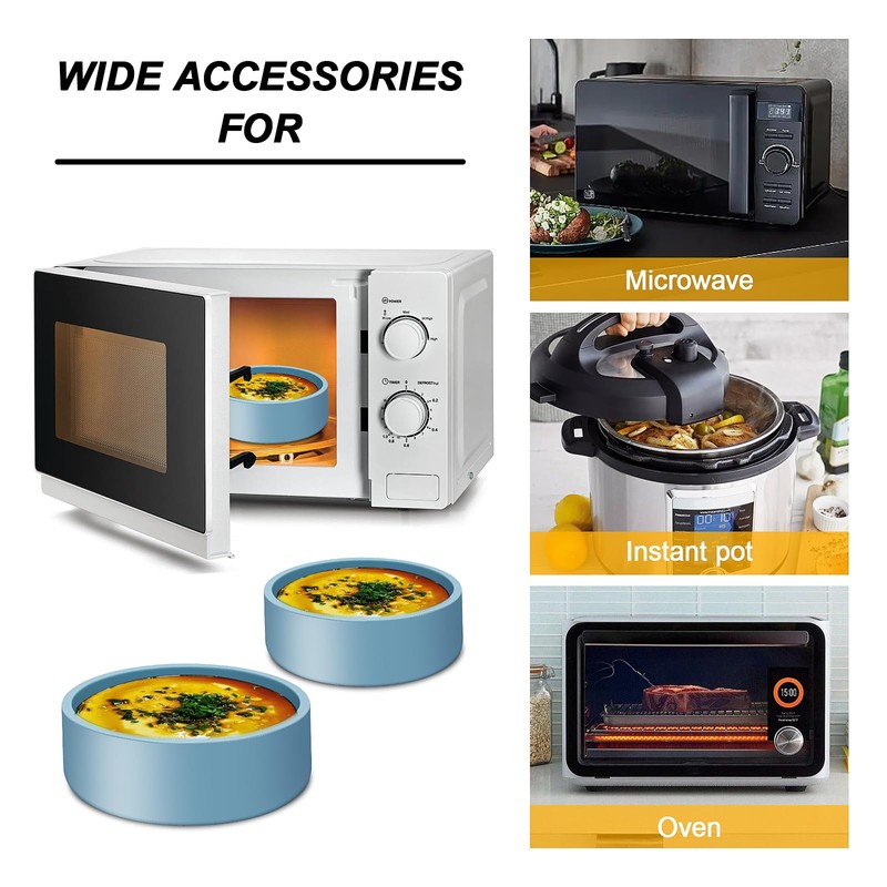 Dootafy 6 Pack Silicone Microwave Egg Cooker Air Fryer Egg