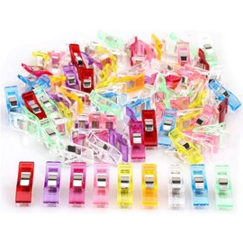 Multipurpose Sewing Clips 50 Pcs Premium Quilting Clips Assorted Colors Fabric for Sewing Supplies Quilting Accessories Crafting Tools