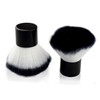 FOMIYES 2pcs Mini Portable Foundation Brush Professional Makeup Brush Set