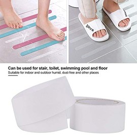 Cinta de Seguridad Antideslizante Para El Piso Con Cinta Antideslizante Reducir El deslizamiento Para Escaleras Pasillos Baño En Interiores Y Exteriores (Transparente) Cinta de advertencia