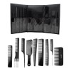 Estuche De Peines De Carbono Xtreme Negro