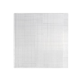 KastLite Chrome Egg Crate Fluorescent Light Covers - Nominal 2' x 2' Polystyrene Drop Ceiling Grid Diffuser & HVAC Air Vent Grille - 1/2"x1/2"x3/8" Cell Eggcrate Panels, 2-Pack - Manufactured in USA