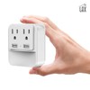 LAX Gadgets Multi-Plug Outlet - Surge Protectors Power Strip Wall