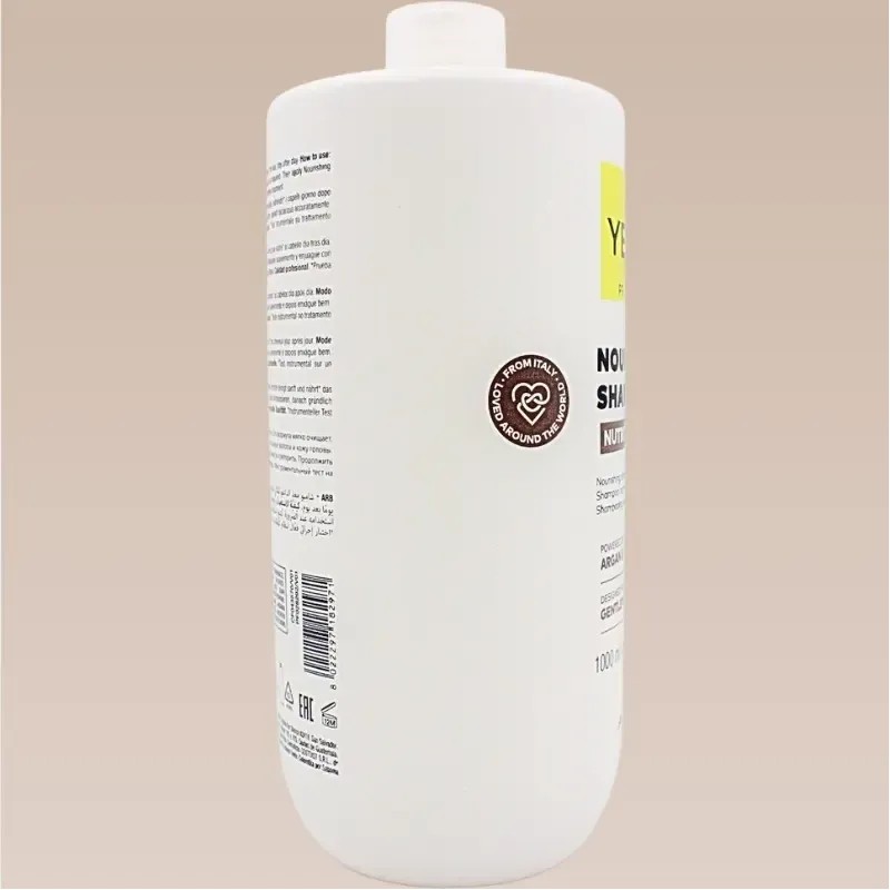 Shampoo Yellow Nutritive Argan y Coco para Cabello Seco y