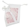 Ambesonne Nature Fabric Pouch Set of 2, Cherry Blossoms Pattern