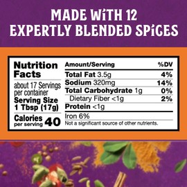 Patak’s Tikka Masala Spice Paste - Medium Indian Curry Paste w/a Blend of Freshly Ground Spices - Vegan & Gluten-Free - Flavorful Tikka Masala Curry Base for Home Cooking & More - 10oz Jar (Pack of 6)