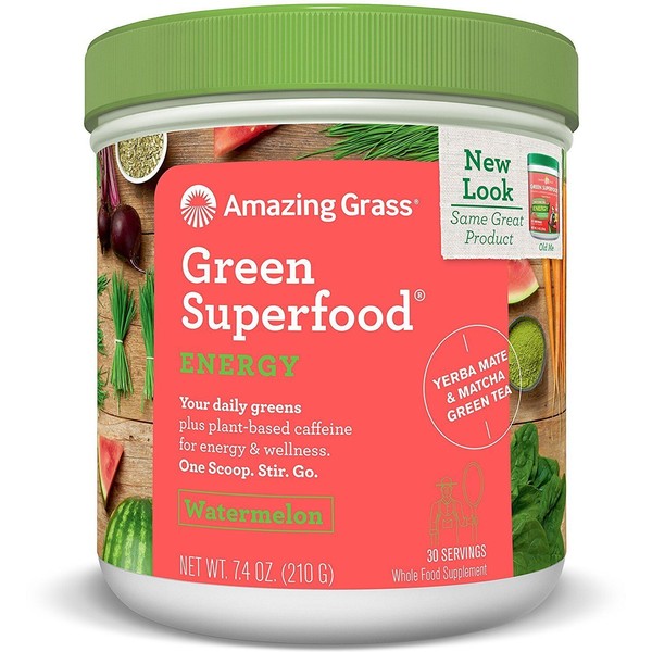Green Superfood Energy by Amazing Grass, 30 servings Watermelon