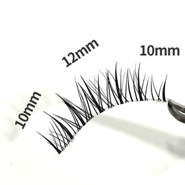 Natural False Eyelashes, 5 Pairs Popular, 3D Transparent Axis, Soft Core, Ultra Lightweight, Soft, Handmade, Actress Eyelashes, Cosplay Makeup, Easy for Beginners, Reusable, Thin Makeup, Lifestyle