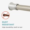 Zenna Home Tension Shower Curtain Rod, No Drill Adjustable Tension