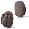 Curved Mini Focus Pad Leather Vintage Retro Style Mitt Muay