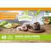 FLORTUS Coconut Source Pots Made of Potting Soil with Nutrients