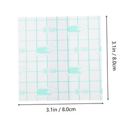 Healeved Disposible Makeup Hand Palette 100pcs Pu Film Paper Palette for Foundation Lipstick Pigments Nail Art Colors for Makeup Lovers Random Style