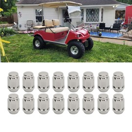 Chrome Lug Nuts, Cart Wheel Lug Nuts Kit 1/2-20 Size 800573