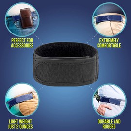 Dfomp Unisex Belt - Elastic, No Buckle, Lazy Adjustable Belt, Convenience Belt(black,M)