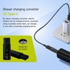 5V Type-C Shaver Adapter Charging Converter Fit for Philip Norelc