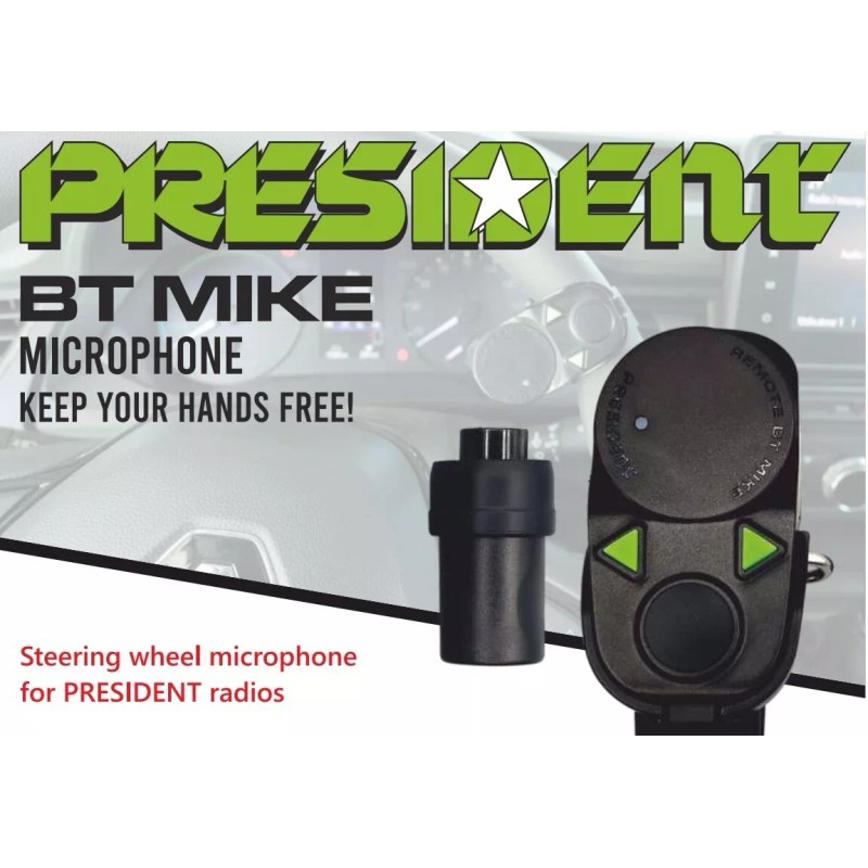 For PRESIDENT President Remote BT Mike Handsfree Wireless Steering Wheel