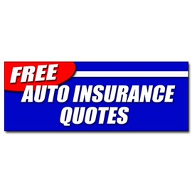 48" Free AUTO Insurance Quotes Decal Sticker car Motorcycle homeowner Geico Save
