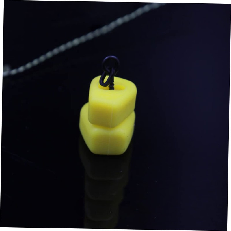 Kisangel 100pcs Simulation Fishing Baits Corn Grain Shape Lures for