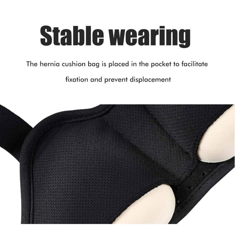 Hernia Belt Unisex Hernia Support Soft Adjustable Double-Sided Hernia Belt