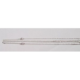 18" Silver Plated Chains 2 Silver Plated 18" Sturdy Chains with Lobster Clasp Necklace for Pendants, Nice