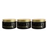 Kit 3 Pomada Modeladora Cabello Barba Ouro Barber Alpha 85g