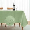 Softalker Outdoor Tablecloth Washable 100 x 140 cm Green Spring