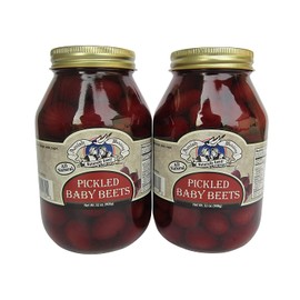 Amish Wedding Foods Pickled Baby Beets 2 - 32 oz. Jars
