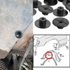 ANBOO Pack of 50 4 mm Plastic Nuts Without Thread