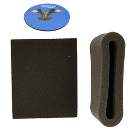 HQRP 2-Pack Washable Upper Tank & Pre-Motor Filter Set Works with Bissell PowerTrak Revolution 3593F, 3593G, 3593J, 3594, 35941 Upright Vacuums Plus Coaster