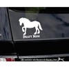 Draft Horse Mom Trailer Vinyl Window Decal Sticker