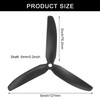 Dovhmoh 1 Pair 5030 3-Blade Direct Drive Propeller Props CW/CCW