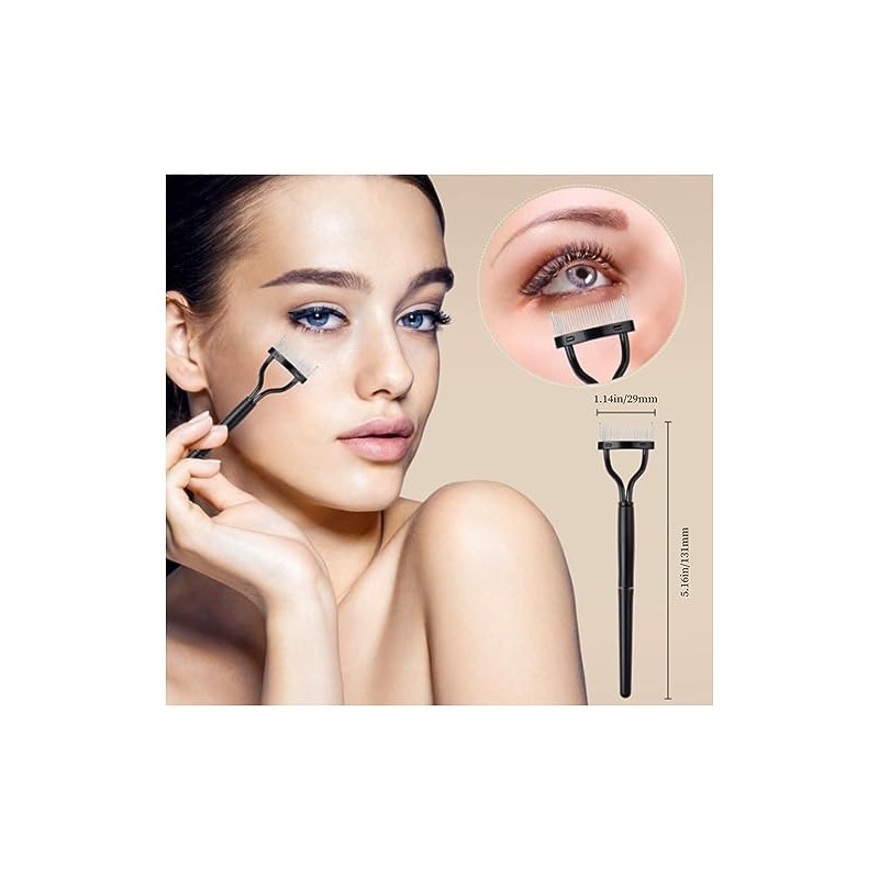 Cepillos de Cejas y Pestañas, 3 Piezas - Cepillo de