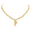 FOCALOOK Clavicle Chain Women's Men's Necklace Letter A to Z