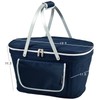 Picnic at Ascot Collapsible Insulated Picnic Basket Equipped with Service