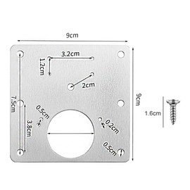 Hinge Repair Plate, 10 Cabinet Hinge Repair Plate with Customized Screws,Stainless Steel Kitchen Cupboard Door Hinge Repair Brackets with Holes