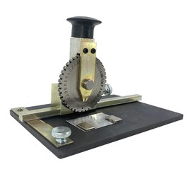 Metal Plate Stamping Embosser ECUTEE Manual Embossing Machine Number and Letter Symbol Stamping Marking Machine Embosser Printer Suitable for Embossing Dog Tags, Nameplates, Metal Cards