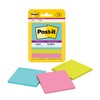 Post-it Super Sticky Notes, 3x3 in, 3 Pads, 2x the