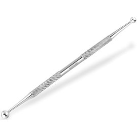 Acupressure Pen Acupuncture Pen Diameter 5/10 mm Point Finder Meridian Pen Stainless Steel Ball Acupressure Pen Acupuncture Rod (Stainless Steel)