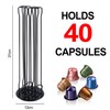 Coffee Pod Holder for Nespresso Pods, 40 Capsule Capacity, 360°