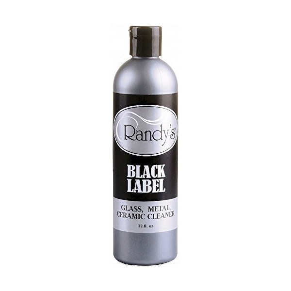 Randy's Black Label Cleaner Glass Metal Ceramic 12oz Bottle - Pack Of Sixteen (16)