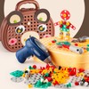 Drill Puzzle Set Steam Learning Toys with Electric Drill Screw